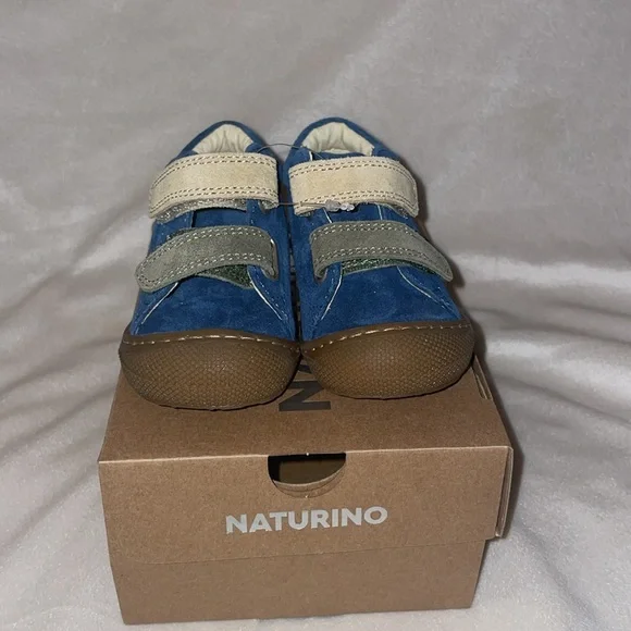 NWT NATURINO CORKEL VL Suede first-steps shoes in Navy - Picture 8 of 13